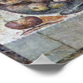 Still Life With Glass Bowl Of Fruit And Vases, ポスター (角)