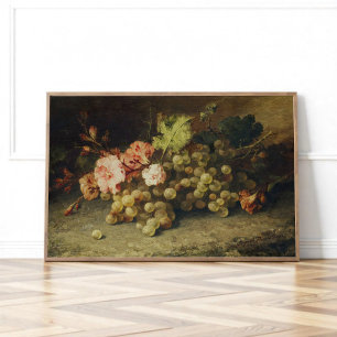 Still Life with Grapes ポスター