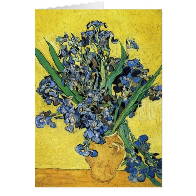 Still Life with Irises by Vincent Vanゴッホ (正面)
