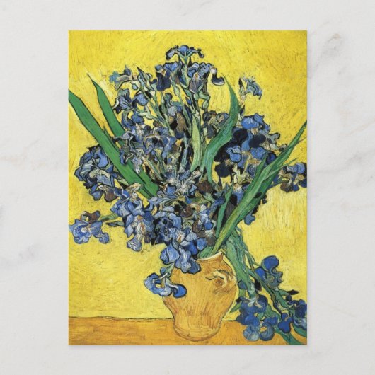 Still Life with Irises by Vincent Vanゴッホ ポストカード (正面)