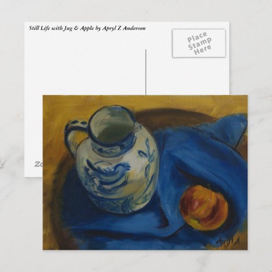 Still Life with Jug and Apple ポストカード (正面/裏面)