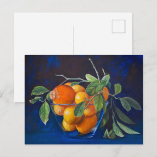 Still Life with Lemons and Orange Branch ポストカード
