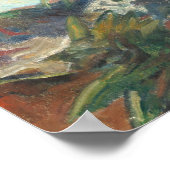 Still Life with Peonies - Paul Gauguinファインアート ポスター (角)