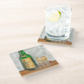 Still Life with Scotch by Jennifer Goldberger ガラスコースター (アングル)