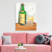 Still Life with Scotch by Jennifer Goldberger キャンバスプリント (インサイチュ (リビング))