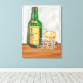 Still Life with Scotch by Jennifer Goldberger キャンバスプリント (インサイチュ (ウッドフロア))