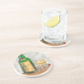 Still Life with Scotch by Jennifer Goldberger コースター (側面)