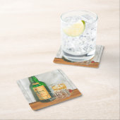 Still Life with Scotch by Jennifer Goldberger スクエアペーパーコースター (インサイチュ)