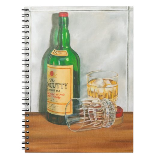 Still Life with Scotch by Jennifer Goldberger ノートブック (正面)