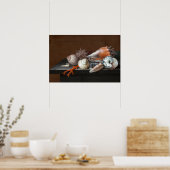 Still Life with Shells | Johann Jakob Dietzsch ポスター (キッチン)