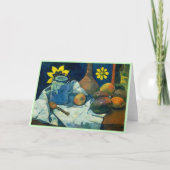 Still Life with Teapot and Fruit, Paul Gauguin カード (正面)