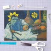 Still Life with Teapot and Fruit, Paul Gauguin 薄葉紙 (クラフト)