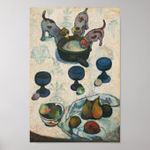 Still Life with Three Puppies | Paul Gauguin ポスター (正面)
