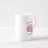 Still Loading – Please Wait Brain Cartoon Mug ボーンチャイナマグカップ (正面右)