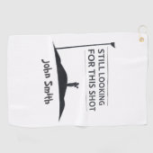 Still Looking For This Shot Custom Name Art ゴルフタオル (横)