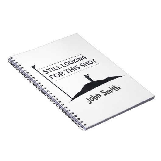 Still Looking For This Shot Custom Name Art ノートブック (右側)