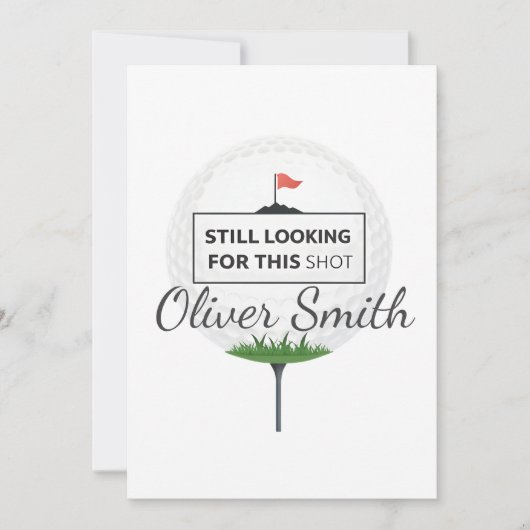 Still Looking For This Shot Golf Ball Art シーズンカード (正面)