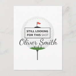 Still Looking For This Shot Golf Ball Art ポストカード