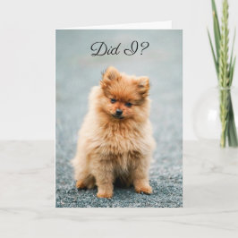 Still love me? BELATED BIRTHDAY CARD FOR ANYONE サンキューカード