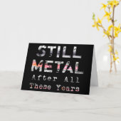Still Metal After All These Years誕生日 カード (黄色い花)