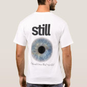 Still Minimalist Aesthetic Stylish Men's  Tシャツ (裏面)