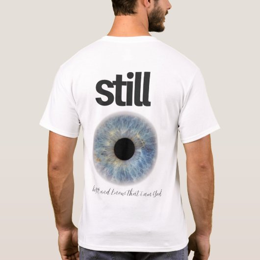 Still Minimalist Aesthetic Stylish Men's  Tシャツ (裏面)