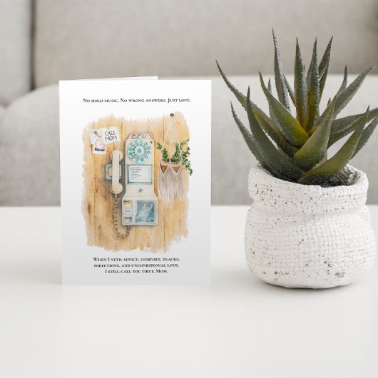 Still My First Call | Mother’s Day Photo Card シーズンカード