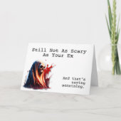 Still Not As Scary As Your Ex Halloween カード (正面)