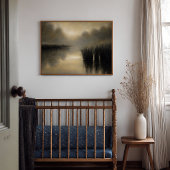 Still Pond at Dawn Wall Art Poster ポスター