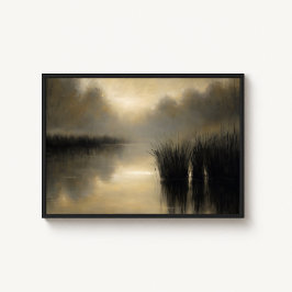 Still Pond at Dawn Wall Art Poster ポスター