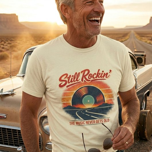 Still Rockin’ Vintage Rock – 50s Americana  Tシャツ