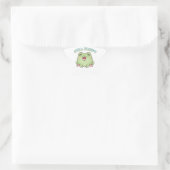 Still Sleepy Frog Sticker Cute Yawning Frog Meme K 星シール (バッグ)