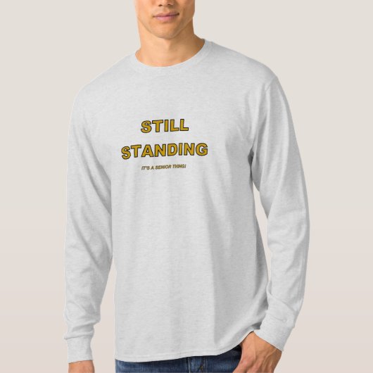 STILL STANDING MENの長い袖Tシャツ Tシャツ (正面)