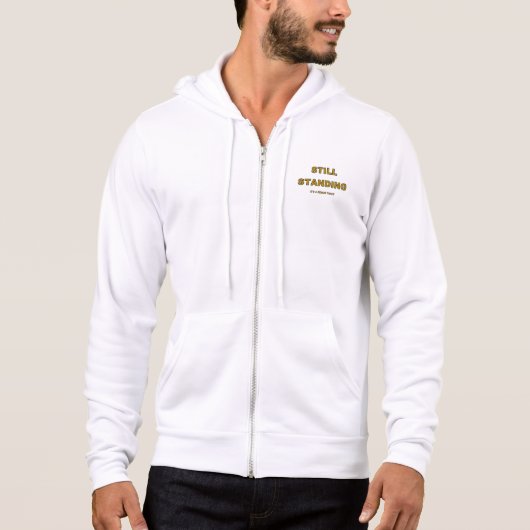 STILL STINGEN Men's Full-Zipフード付きスウェットシャツ パーカ (正面)