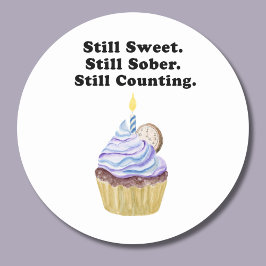 Still Sweet. Still Sober. Still Counting. 清潔な生活 ラウンドシール