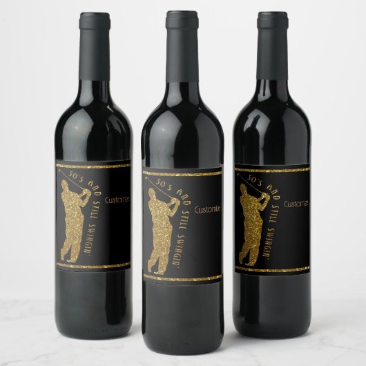 Still Swingin' Golfers 50から59ワインラベル ワインラベル (ボトル)