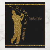 Still Swingin' Golfers 50から59ワインラベル ワインラベル (シングルラベル)