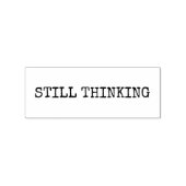STILL THINKING Wood Art Stamp ラバースタンプ (インプリント)