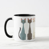 Still Tired Cats - Cat Mom Kitty Lover - Graphic マグカップ (左)