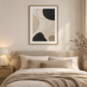 Still Trace | Minimal Abstract Plaster Art Print ポスター