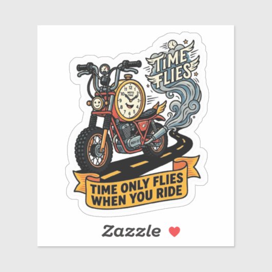 Still Working On It Sticker — Biker Garage Decal シール (シート)