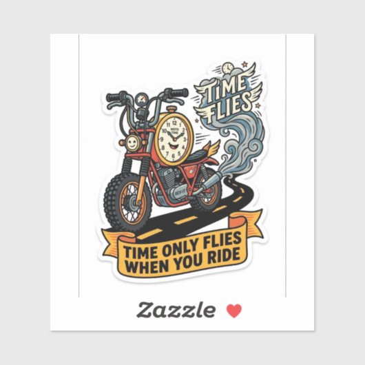 Still Working On It Sticker — Biker Garage Decal シール (シート)