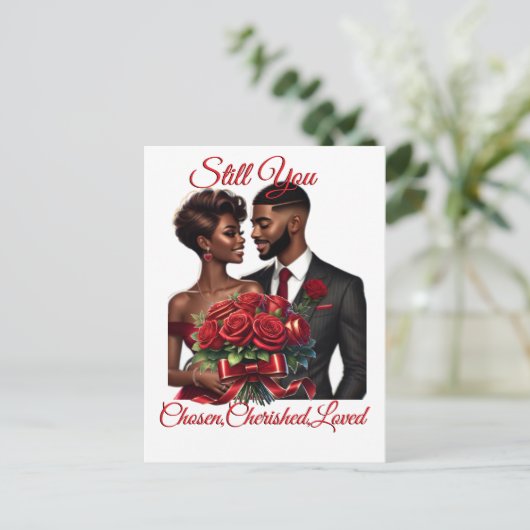 Still You Chosen, Cherished, Folded Greeting Card ポストカード (スタンド正面)