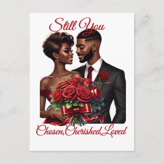 Still You Chosen, Cherished, Folded Greeting Card ポストカード (正面)