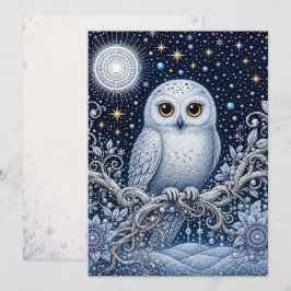 Stille Grüße aus der Winternacht カード