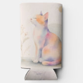Stille Katze im Mondlicht スリム缶クーラー (裏面)