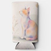 Stille Katze im Mondlicht スリム缶クーラー (正面)