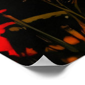 Stiller Durchgang: Herbstlicher Bach in Vietnam ポスター (角)