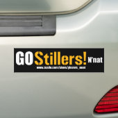 Stillers N'natのバンパーステッカーは行きます バンパーステッカー (車上)