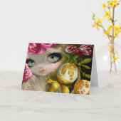 "Stilleven III: シトロエンの"挨拶状 カード (黄色い花)